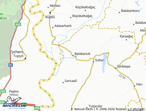 Mappa MICHELIN Balabancık - ViaMichelin