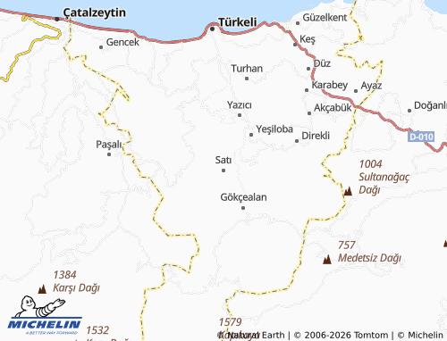 MICHELIN Satı map - ViaMichelin