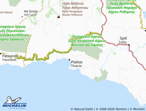 Carte MICHELIN Myrthios - ViaMichelin
