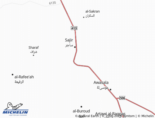 MICHELIN-Landkarte al-Nahdah - ViaMichelin