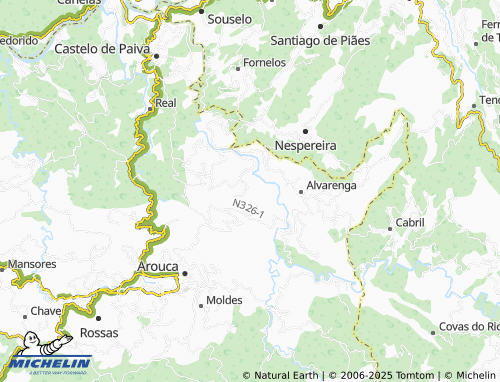 MICHELIN Aldeia de Baixo map - ViaMichelin
