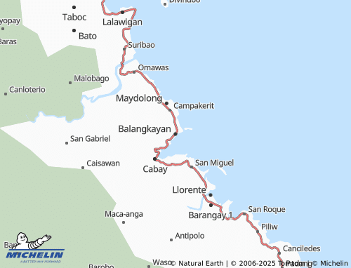 MICHELIN Balangkayan map - ViaMichelin