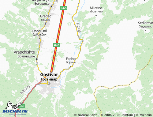 Mappa MICHELIN Chegrane - ViaMichelin