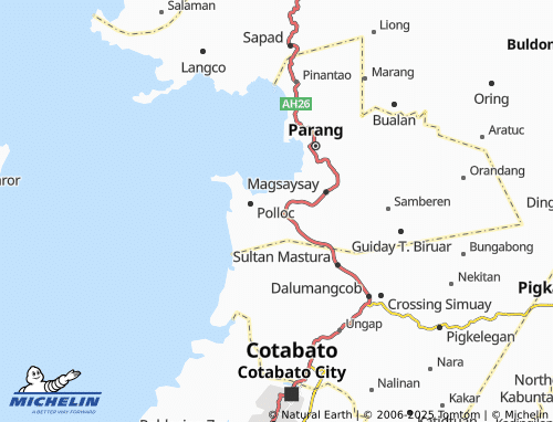 MICHELIN Campo Islam map - ViaMichelin