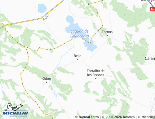 Mappa MICHELIN Bello - ViaMichelin