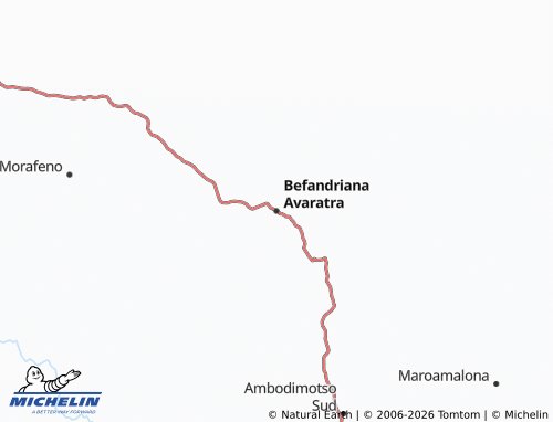 Mappa MICHELIN Befandriana Avaratra - ViaMichelin