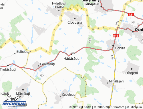 Mapa MICHELIN Hădărăuți - ViaMichelin