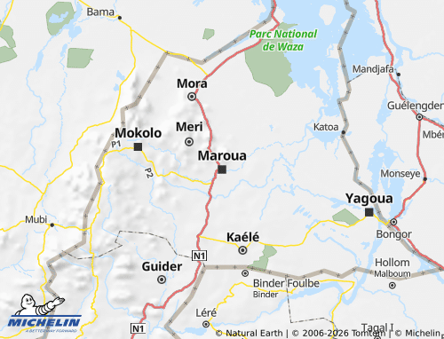 Mappa MICHELIN Diamaré - ViaMichelin