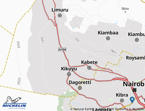 MICHELIN Kahuho map - ViaMichelin