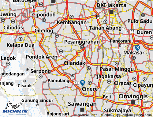 MICHELIN Rengas map - ViaMichelin