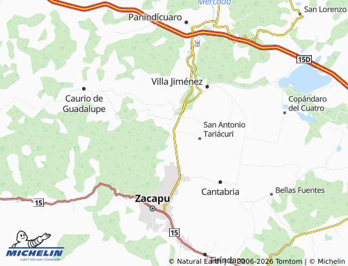 Mapa MICHELIN Santa Gertrudis - ViaMichelin