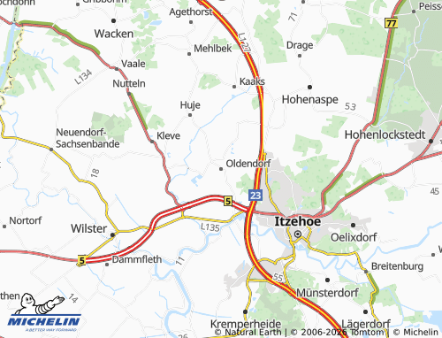 MICHELIN Oldendorf map - ViaMichelin