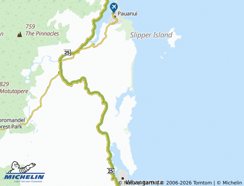 Mapa MICHELIN Opoutere - ViaMichelin