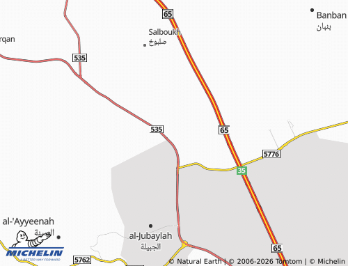 MICHELIN Sultanah map - ViaMichelin