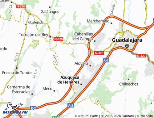 Mapa MICHELIN Quer - ViaMichelin