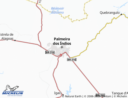 Mapa MICHELIN São Luiz - ViaMichelin