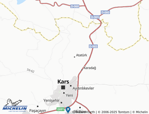 MICHELIN-Landkarte Atatürk - ViaMichelin