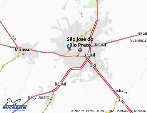 Mapa MICHELIN Vila São Pedro - ViaMichelin