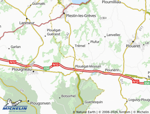 MICHELIN-Landkarte Usel - ViaMichelin