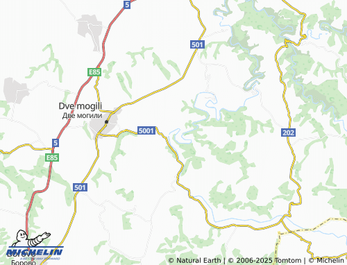 MICHELIN Pepelina map - ViaMichelin