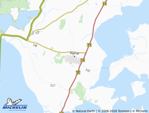 MICHELIN Hurup map - ViaMichelin