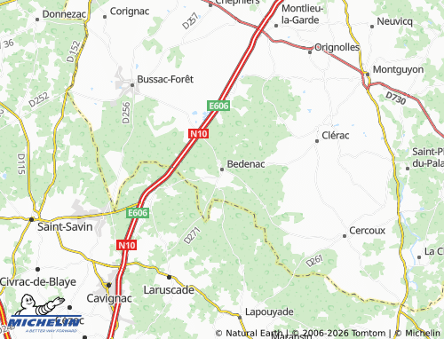 Mapa MICHELIN Bedenac - ViaMichelin