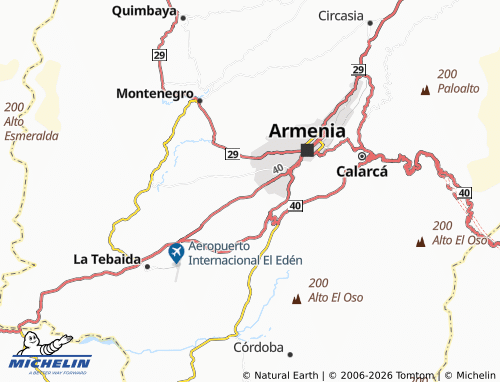 Mapa MICHELIN Santa Ana - ViaMichelin