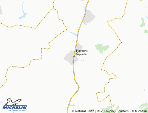 MICHELIN Tyrnovo map - ViaMichelin