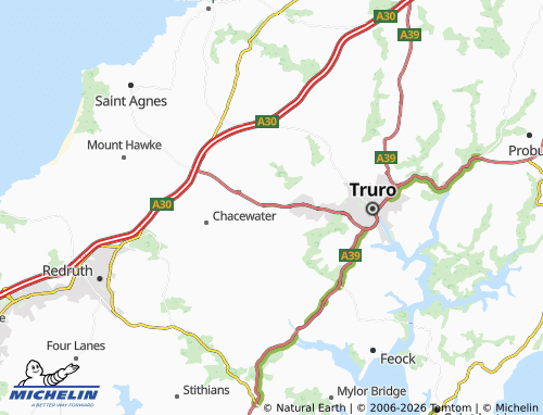 MICHELIN Threemilestone map - ViaMichelin