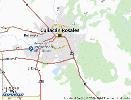 MICHELIN Lázaro Cárdenas map - ViaMichelin