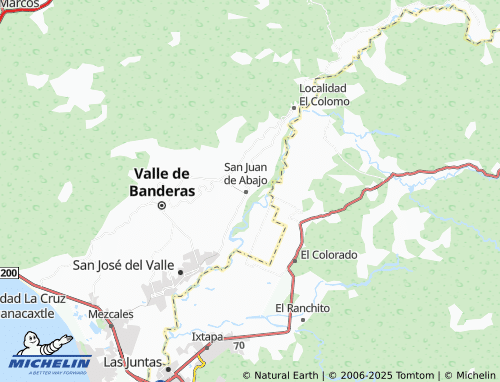 MICHELIN San Antonio, San Juan de Abajo map - ViaMichelin