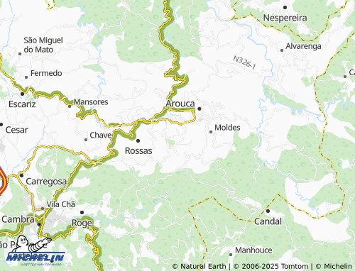 Mappa MICHELIN Presa - ViaMichelin