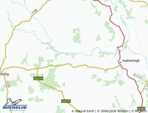 Mapa MICHELIN Black Torrington - ViaMichelin