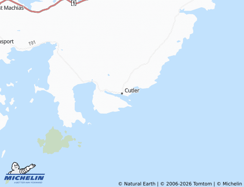 Mappa MICHELIN Cutler - ViaMichelin