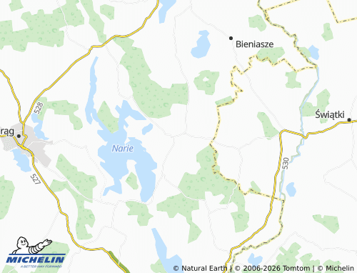 MICHELIN Boguchwały map - ViaMichelin