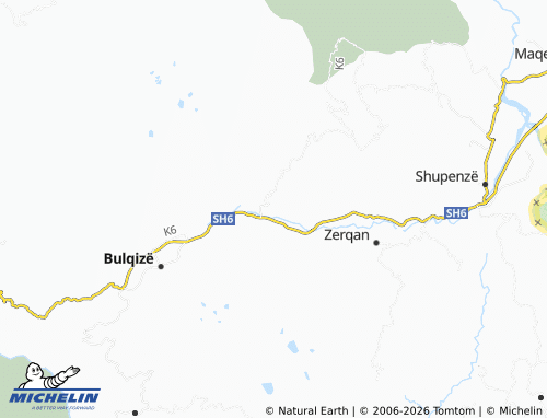 Mappa MICHELIN Fushë-Bulqizë - ViaMichelin