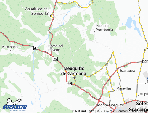 Mapa MICHELIN La Loma, Palmar Segundo - ViaMichelin