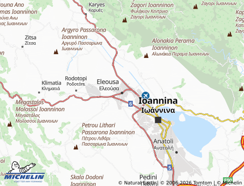 MICHELIN Eleousa map - ViaMichelin