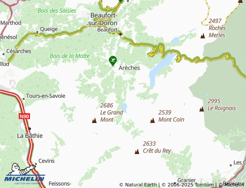 Carte MICHELIN L'Ami - ViaMichelin