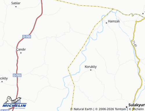 MICHELIN Uyurca map - ViaMichelin
