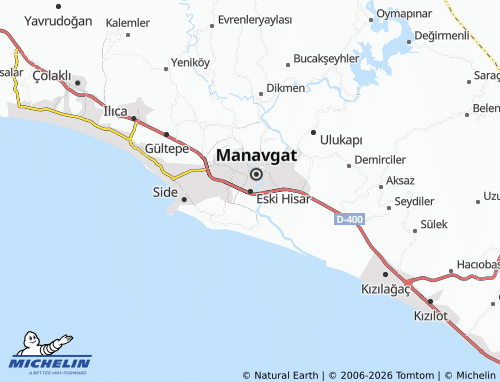 MICHELIN Eski Hisar map - ViaMichelin