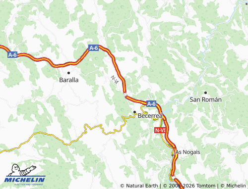 MICHELIN-Landkarte Cereixal - ViaMichelin