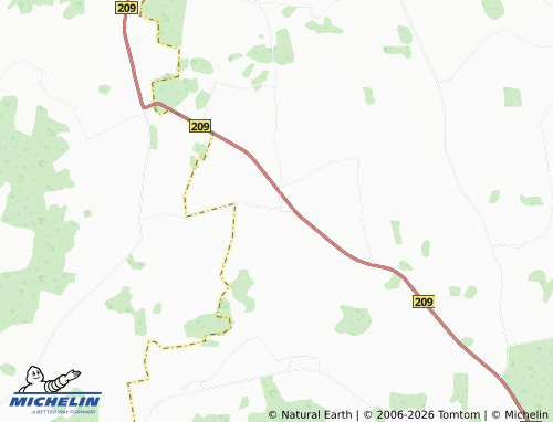 MICHELIN Vaškai map - ViaMichelin