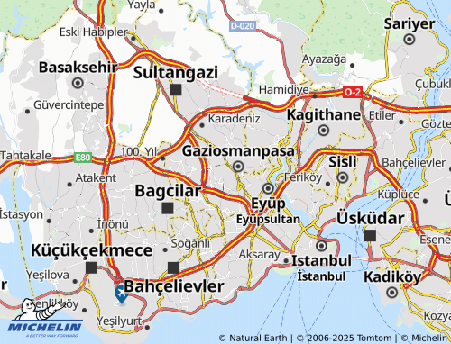 Mapa MICHELIN Kartaltepe - ViaMichelin