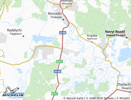 Mapa MICHELIN Pisochna - ViaMichelin