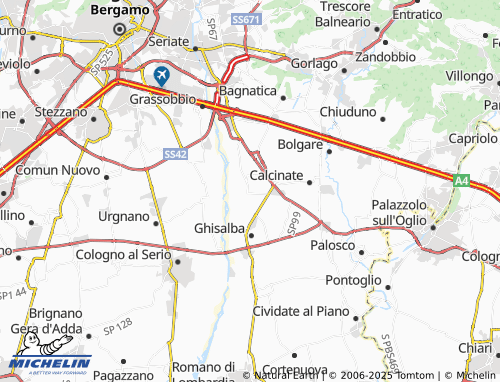 MICHELIN Malpaga map - ViaMichelin