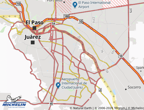 Mapa MICHELIN Partido Senecú - ViaMichelin