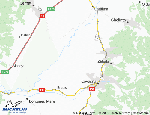 Mappa MICHELIN Tamașfalău - ViaMichelin