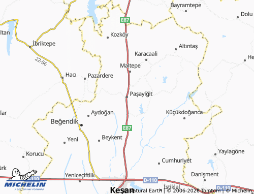 Mapa MICHELIN Paşayiğit - ViaMichelin