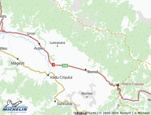 Mapa MICHELIN Cetea - ViaMichelin